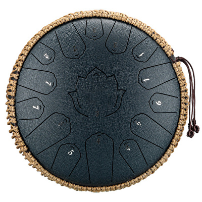 HLURU THL15-13 NAVY BLUE - Huashu Lotus Series 15 Notalı 13" Navy Blue Tongue Drum